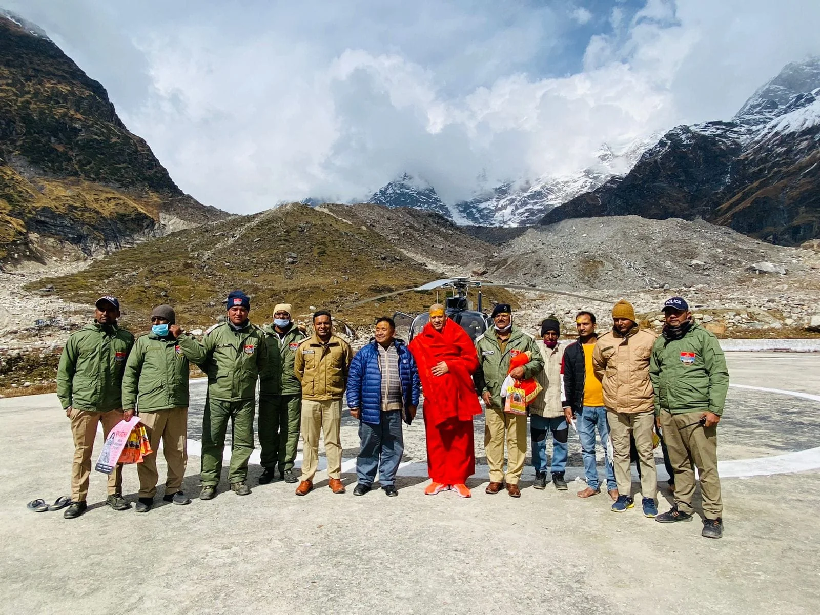 In the high Himalaya