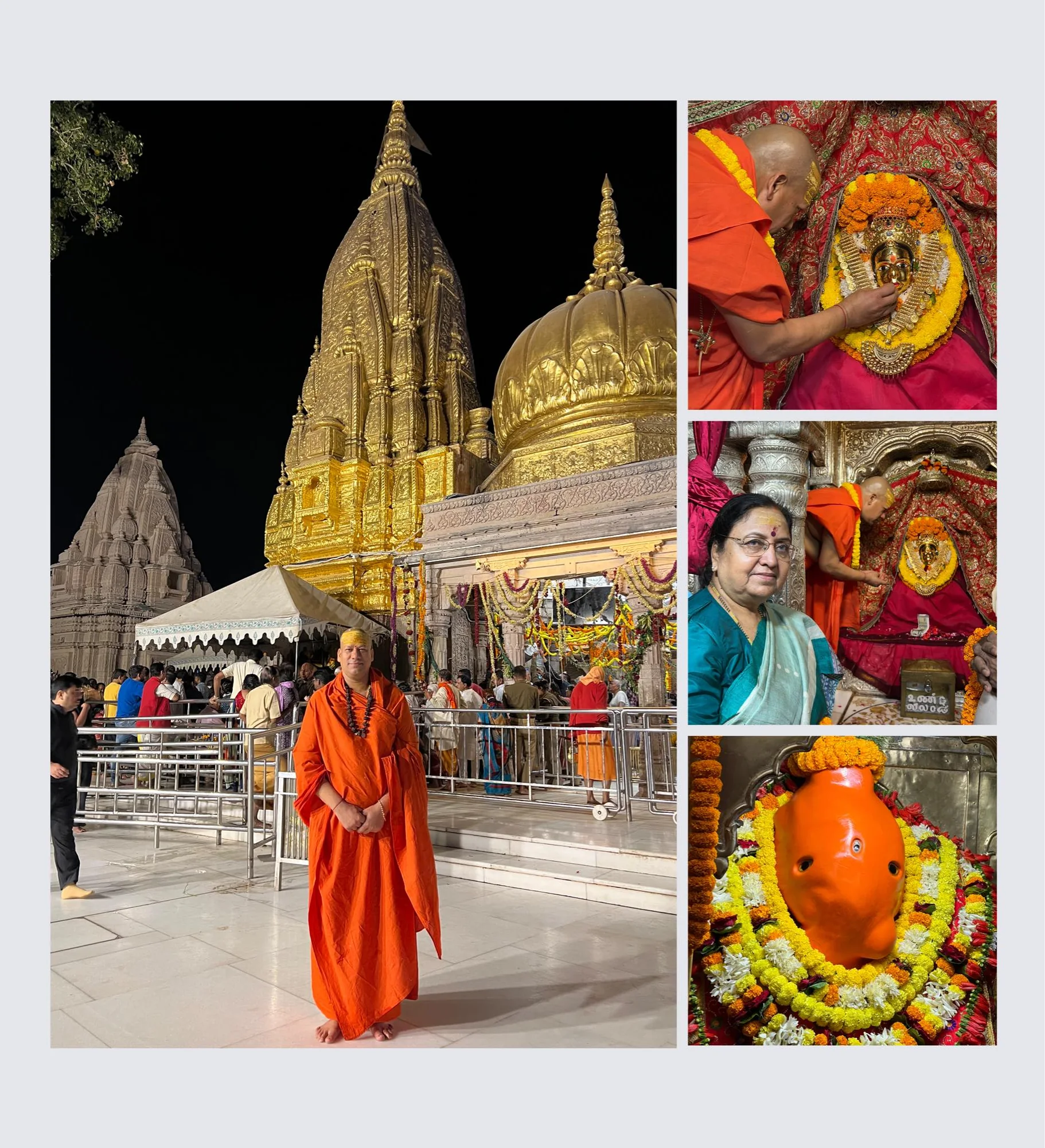 At Kashi Vishwanath Dham